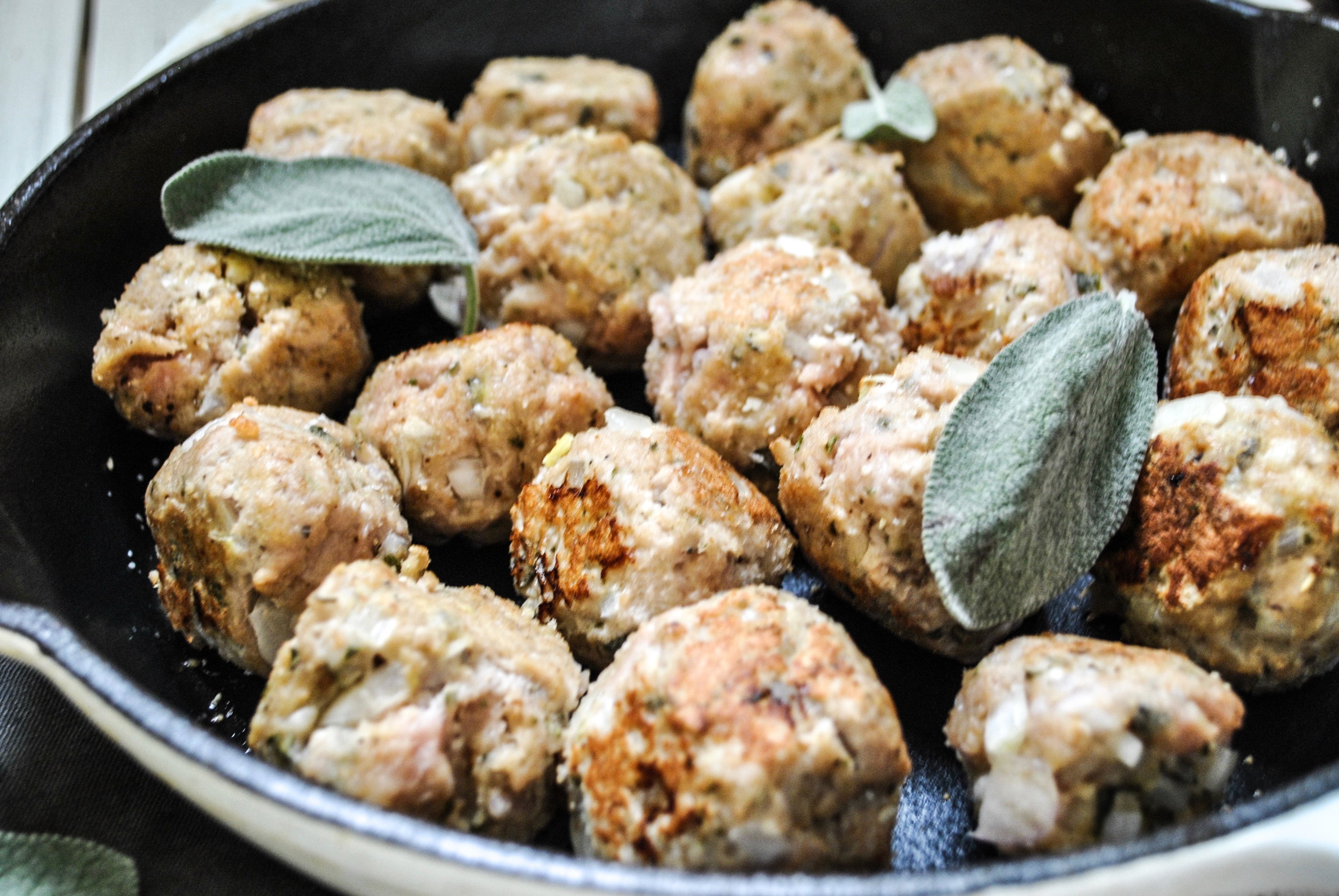 Lifestyle Blogger Chocolate and Lace shares her recipe for Turkey and Sage Meatballs. 