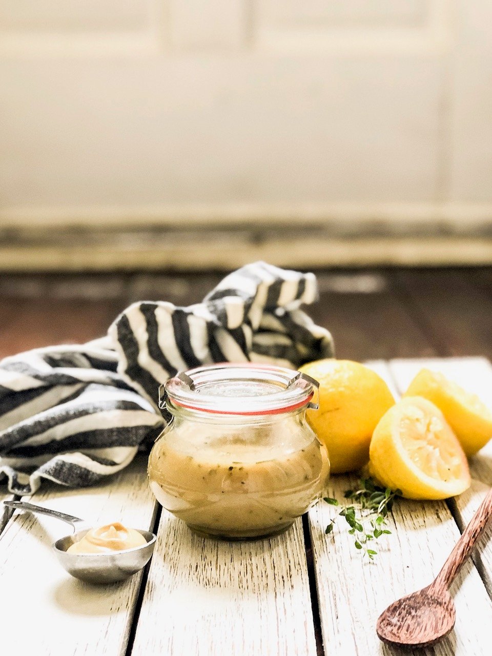 Lifestyle blogger Chocolate and Lace shares her recipe for Honey Lemon Dijon Dressing.