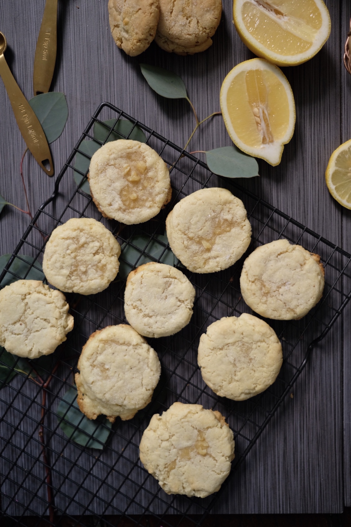 Lifestyle Blogger Chocolate & Lace shares her recipe for Chewy Lemon Sugar Cookies