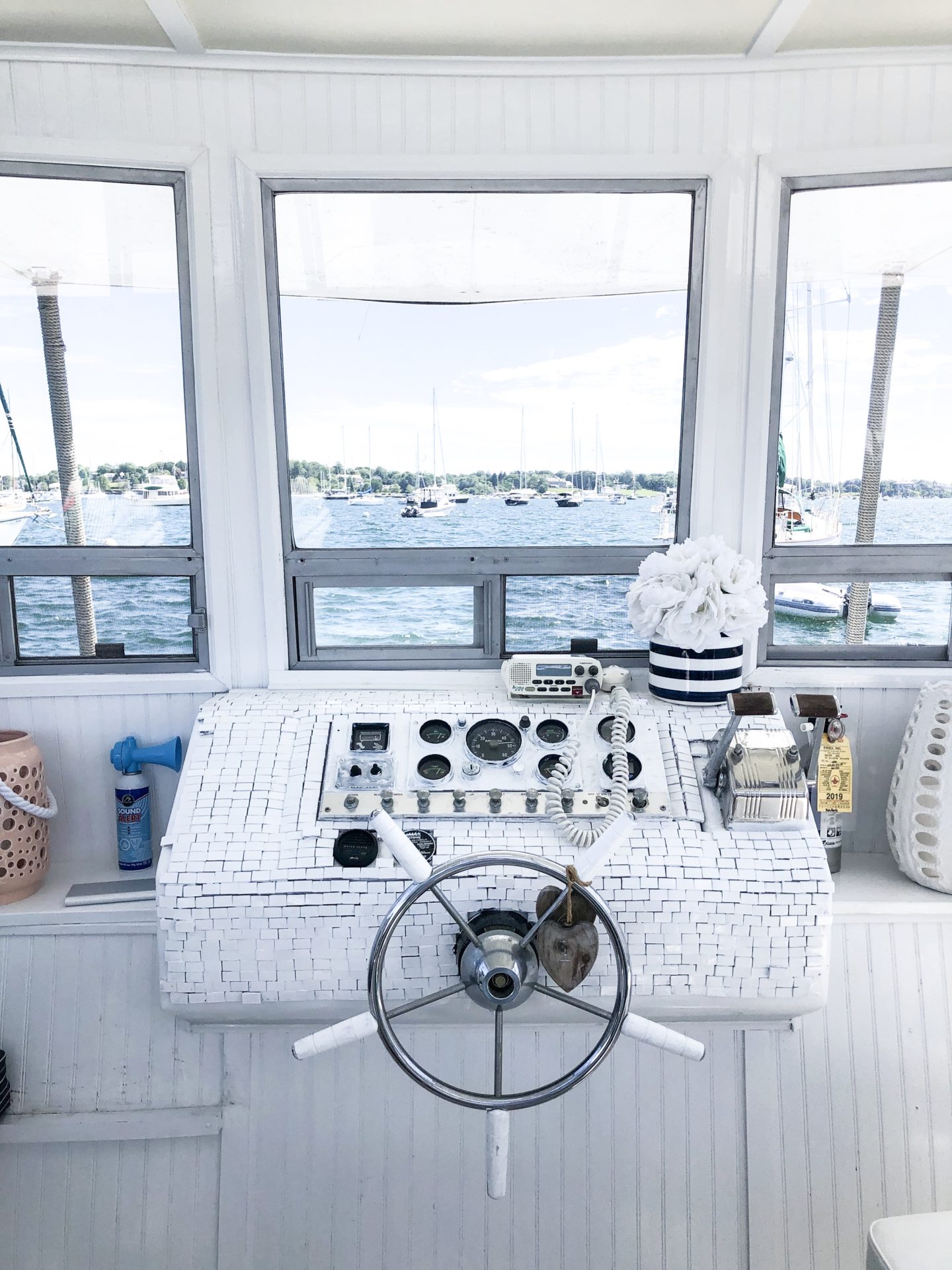 Lifestyle Blogger Chocolate & Lace shares her engagement weekend on the Belafonte in Newport, Rhode Island.