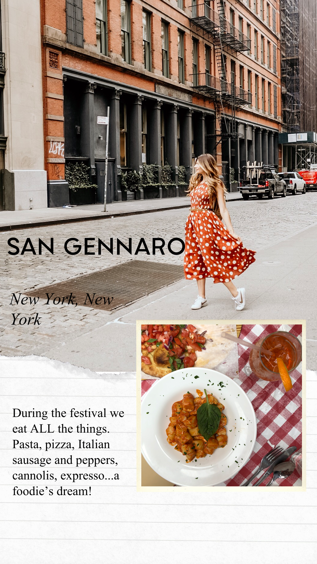 Lifestyle Blogger Chocolate & Lace shares her trip to the Feast of San Gennaro in New York City.