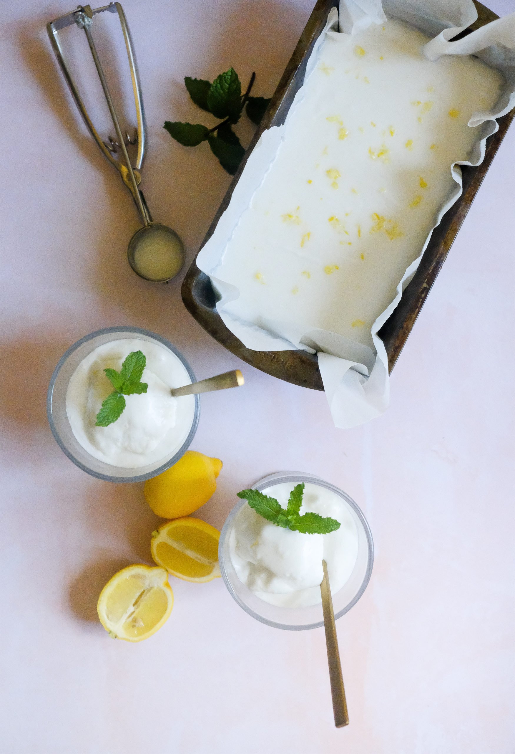 Chocolate & Lace shares her recipe for homemade Coconut Lemon Sorbet