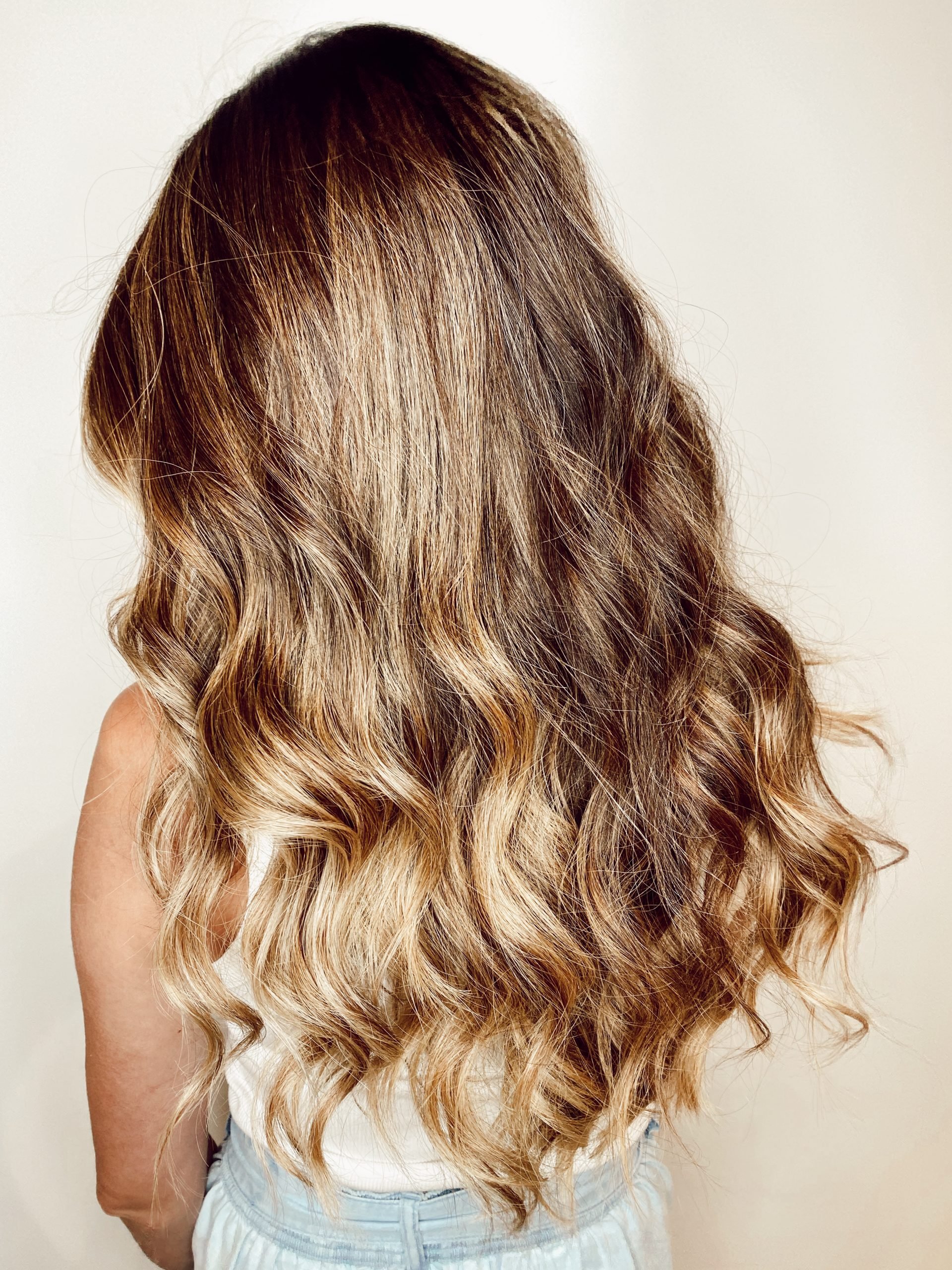 The best products for brunette balayage hair color and long hair.