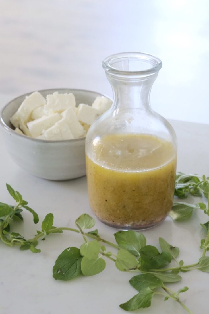 Lifestyle Blogger Chocolate and Lace shares her recipe for Lemon and Oregano Greek Dressing.