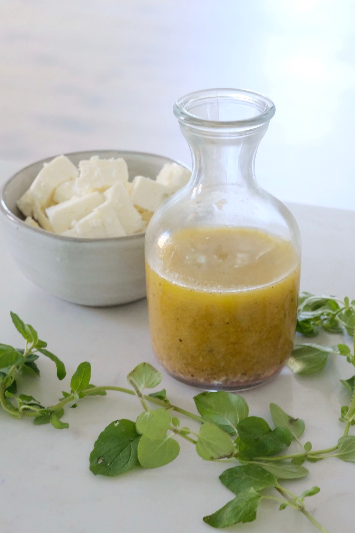 Lifestyle Blogger Chocolate and Lace shares her recipe for Lemon and Oregano Greek Dressing.