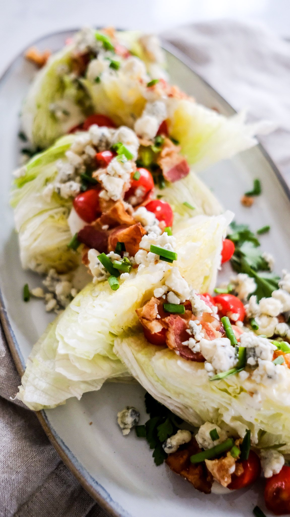 Ingredients for a Classic Wedge Salad