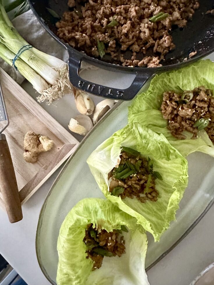 Asian Inspired Lettuce Wraps